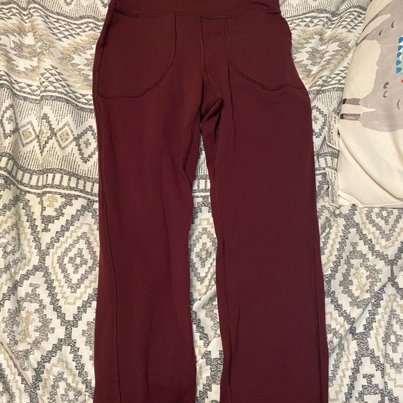 Lululemon maroon pants - Picture 3 of 5
